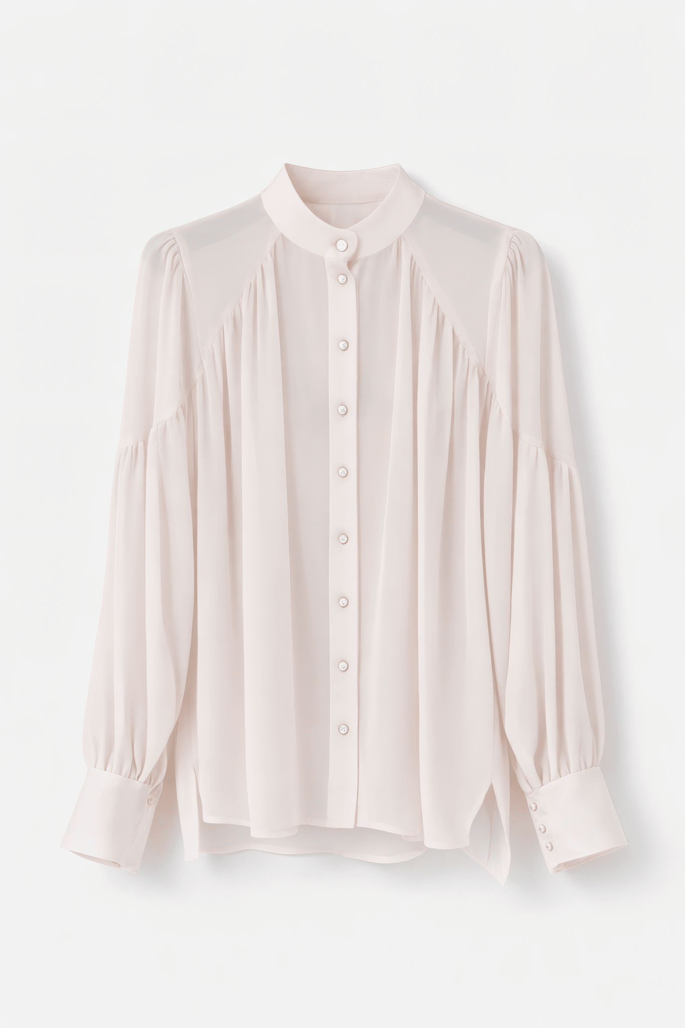 Wide Chiffon Shirt | Elora Venecci